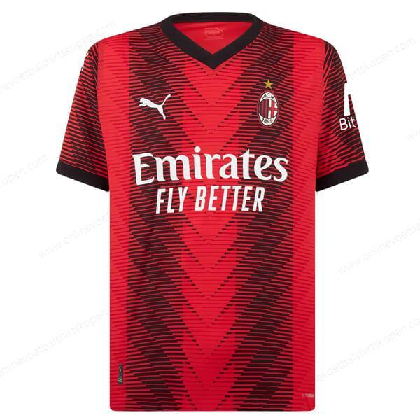 AC Milan Home Spelersversie Shirt 23/24-Heren Voetbalshirts