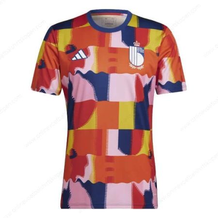 België Pre Match Training Shirt-Heren Voetbalshirts
