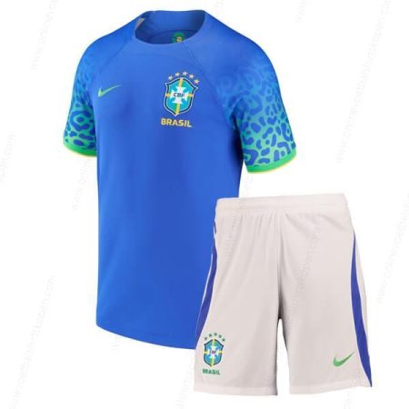 Brazilië Away 2022-Kinder Voetbalshirts