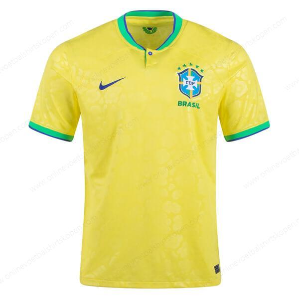 Brazilië Home Shirt 2022-Heren Voetbalshirts
