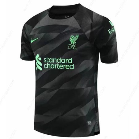 Liverpool Zwart Keeper Shirt 23/24-Heren Voetbalshirts