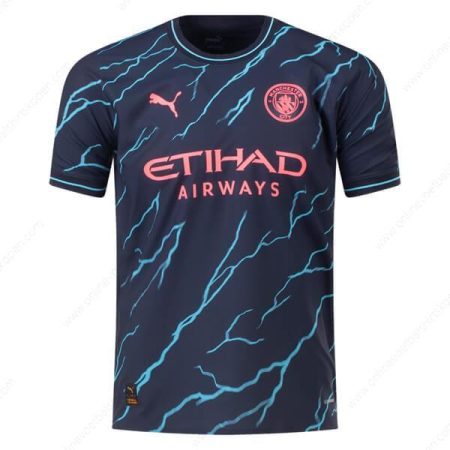 Manchester City Third Spelersversie Shirt 23/24-Heren Voetbalshirts