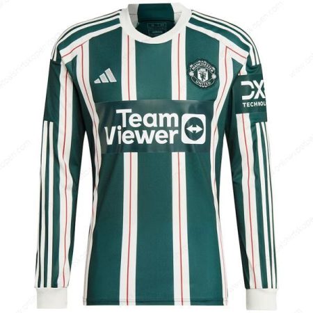 Manchester United Away Long Sleeve Shirt 23/24-Heren Voetbalshirts
