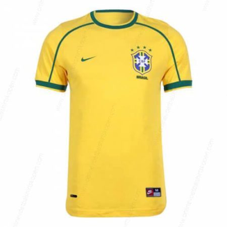 Retro Brazilië Home Shirt 1998-Heren Voetbalshirts