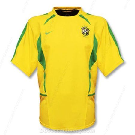 Retro Brazilië Home Shirt 2002-Heren Voetbalshirts