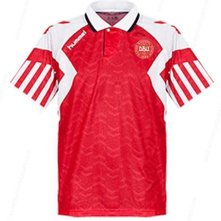 Retro Denemarken Home Shirt 92-Heren Voetbalshirts