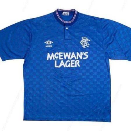 Retro Rangers Home Shirt 1987-Heren Voetbalshirts