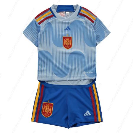Spanje Away 2022-Kinder Voetbalshirts