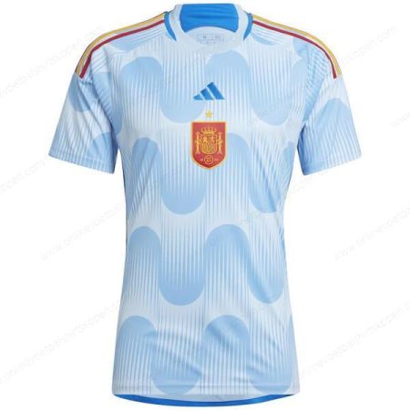 Spanje Away Spelersversie Shirt 2022-Heren Voetbalshirts