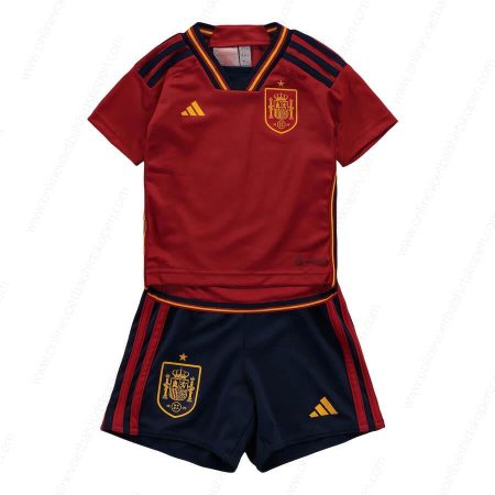 Spanje Home 2022-Kinder Voetbalshirts