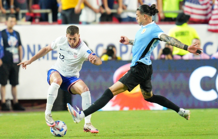 De Verenigde Staten verloren met 1-0 van Uruguay in de finale van Groep C van de Copa America.
